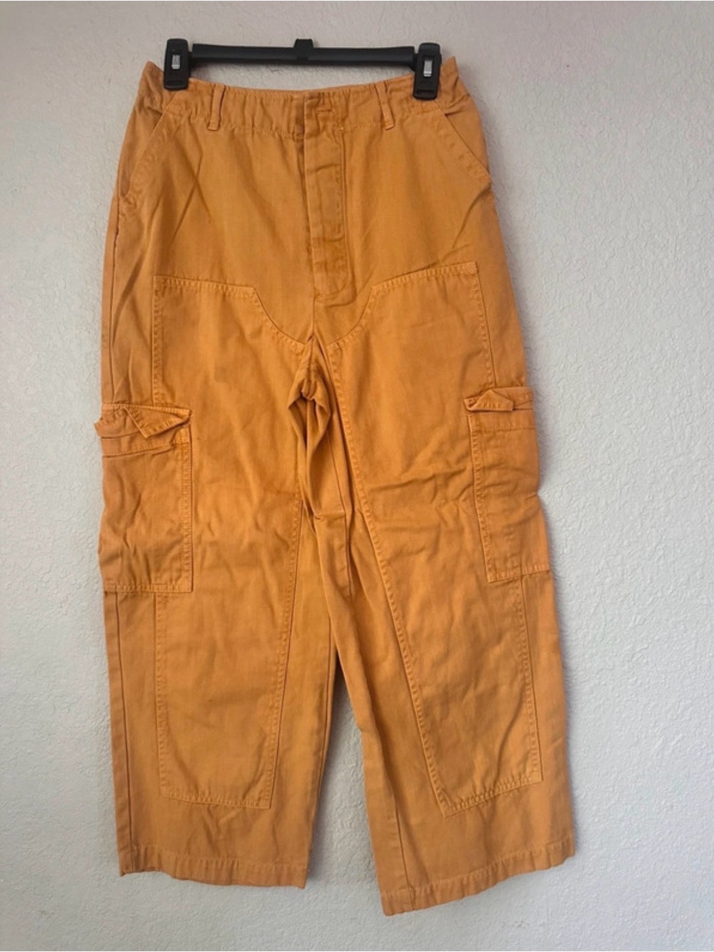 Women’s Cargo Pants in Mustard Yellow